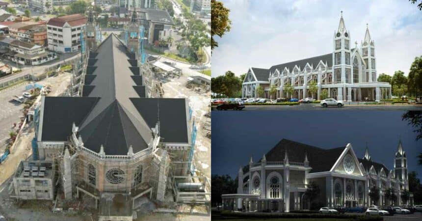 Berkonsepkan 'Gothic', Gereja St Peter's Bakal Tampung Lebih 1000 Penganut Kristian Di Kuching