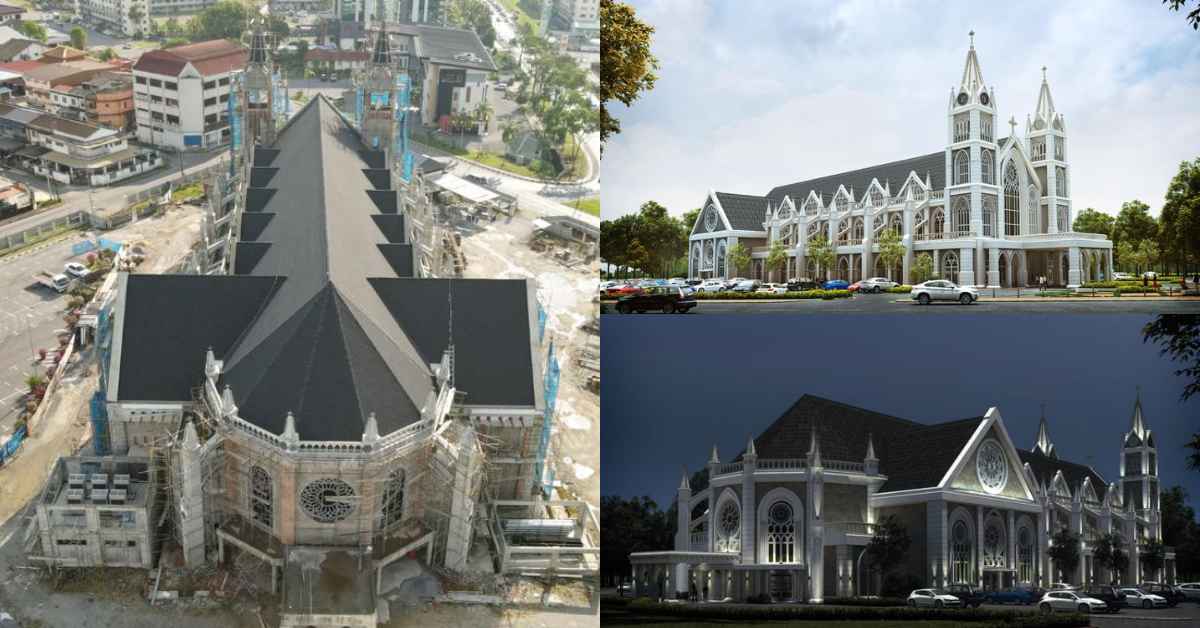 Berkonsepkan 'Gothic', Gereja St Peter's Bakal Tampung Lebih 1000 Penganut Kristian Di Kuching