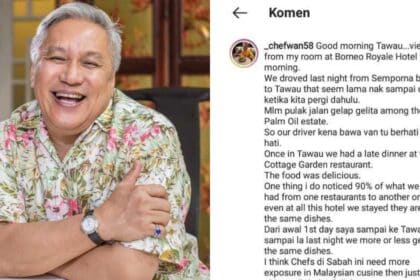 Chef Wan Komen Masakan Di Tawau 'Sepesen', Gula Dan MSG Berlebihan Cetus Pelbagai Reaksi Netizen