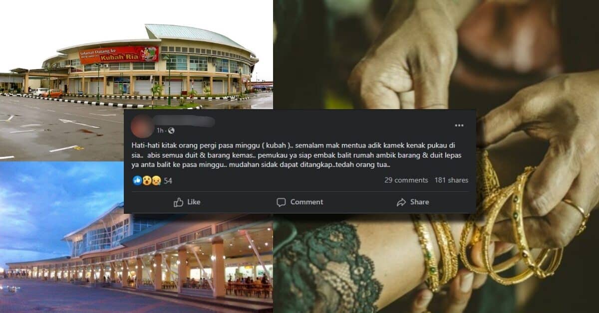 Dakwa Mak Mentua Kena Pukau, Wang Dan Barang Kemas Habis 'Disapu' Individu Di Kubah Kuching