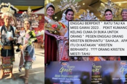 Dakwa Masuk 'Kumang Gawai' Langgar Agama, Teguran Netizen Iban Ini Undang Reaksi Negatif Netizen