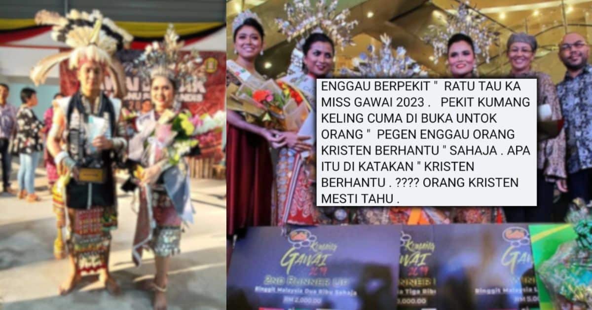 Dakwa Masuk 'Kumang Gawai' Langgar Agama, Teguran Netizen Iban Ini Undang Reaksi Negatif Netizen