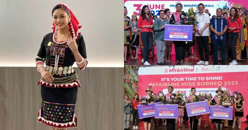 Dewi Perumal Oddiar, Sumandak Sabah Pertama Dinobat Miss Borneo MYAirline 2023