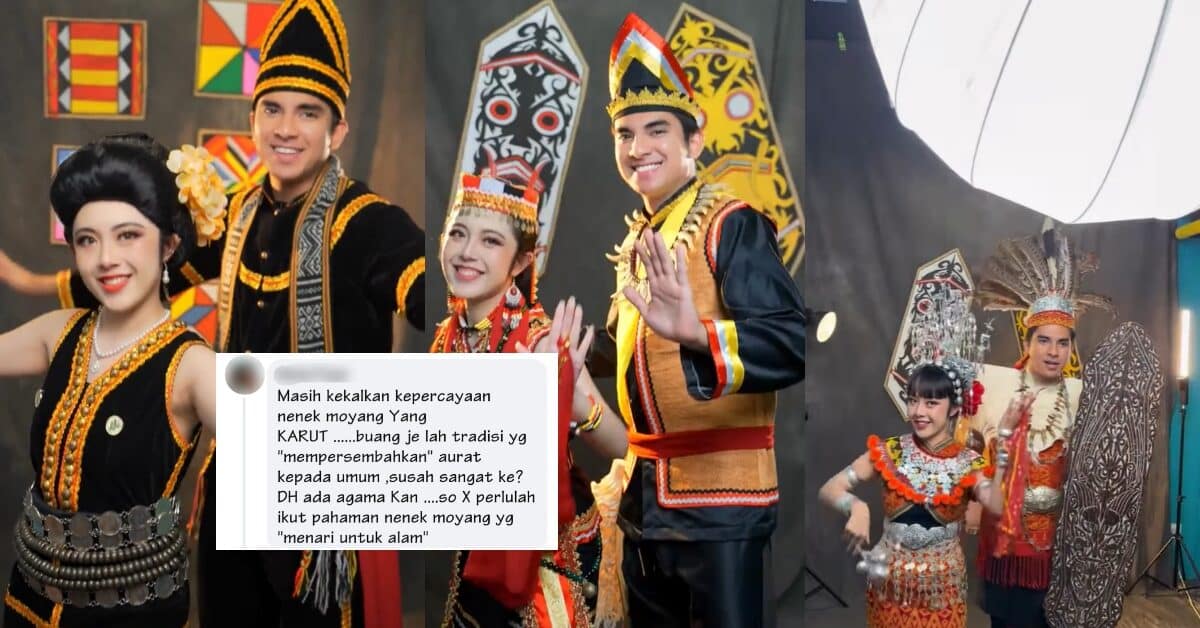 Dianggap 'Tradisi Karut', Komen Individu Terhadap Pakaian Borneo Ini Buat Netizeng Bengang
