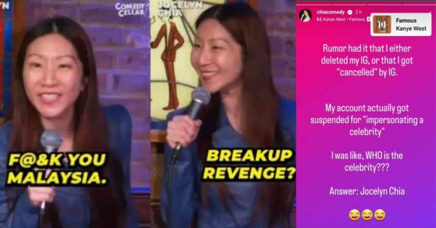 Dikecam Kerana Bahankan MH370, Pelawak Singapura Dakwa Akaun IG Digantung Kerana 'Menyamar Selebriti'