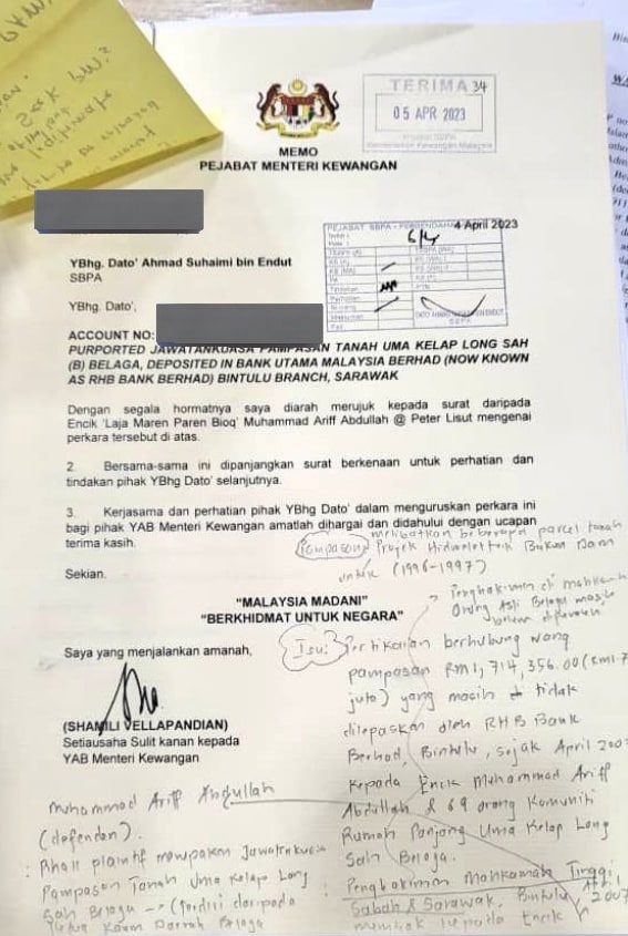 27 Tahun Berjuang Akhirnya Tercapai, Individu Dari Sarawak Menghargai Kerajaan Madani Anwar Ibrahim