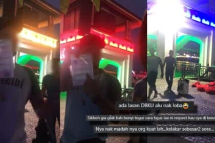 Gara-Gara Berebut Kawasan Di Waterfront Kuching, Tular Video Perang Mulut Minta Tunjuk Permit