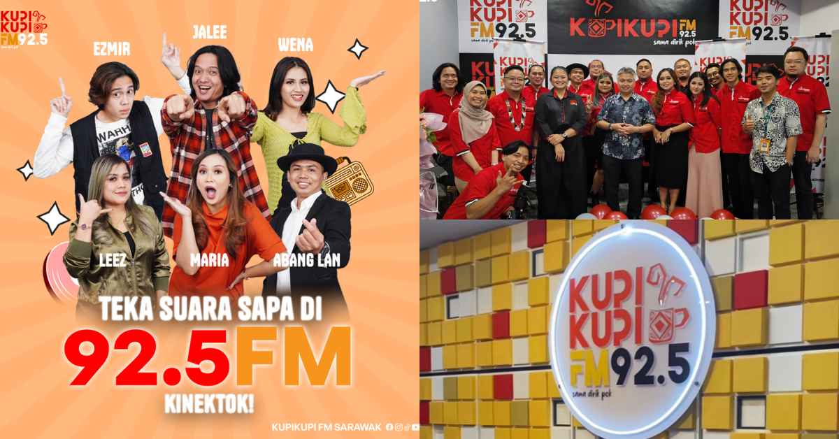 Hype Muzik 'Sama Dirik', Kupikupifm Frekuensi Radio Baru Siar Muzik Lokal Sarawak Buat Anda