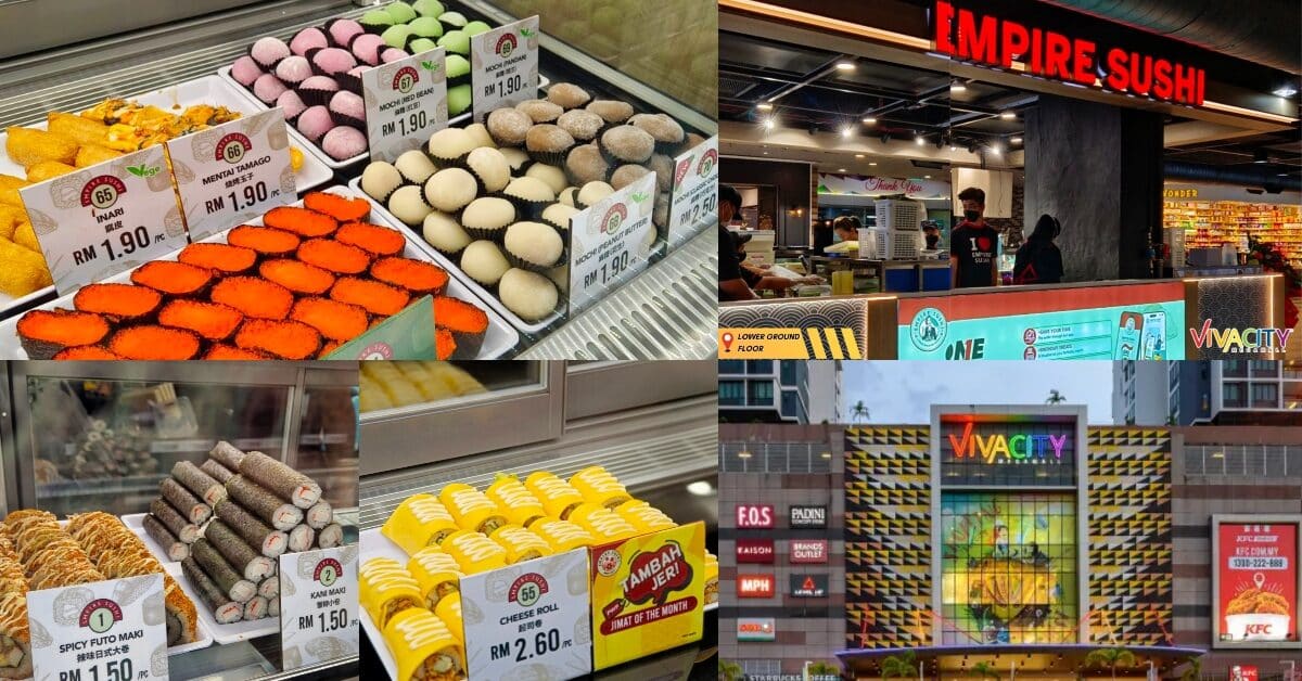 Khas Buat Penggemar Sushi, Empire Sushi Cawangan Pertama Di Sarawak Kini Dibuka