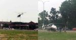 Mahu Elak Jalan Sesak, Bapa Selamba Hantar Anak Guna Helikopter Jadi Perhatian Polis