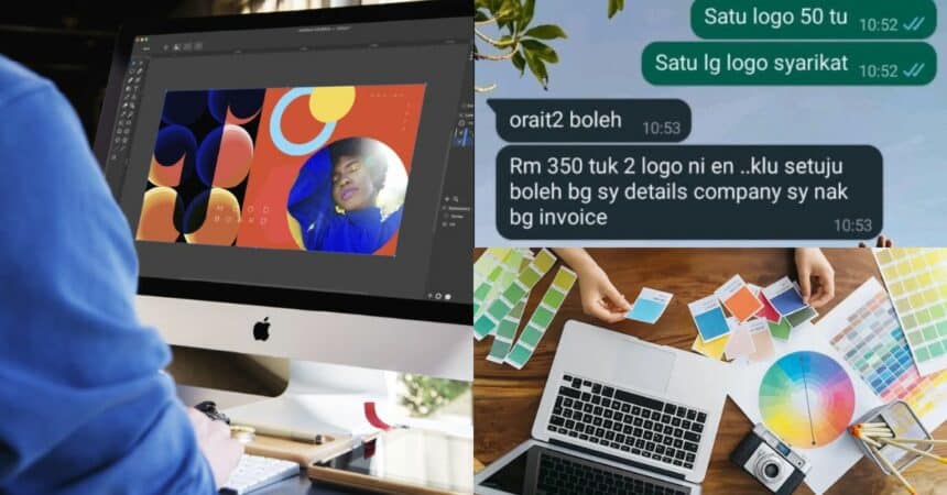 Mengadu Caj 'Graphic Designer' Terlalu Mahal, Netizen Sekolahkan Lelaki Ini Kerana Minta Logo RM50