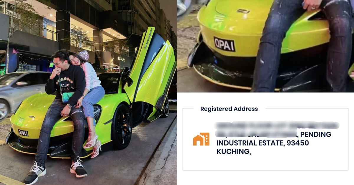 Netizen 'Kantoikan' No Plat McLaren Bukan Kepunyaan Opai, Rupanya Milik Orang Sarawak