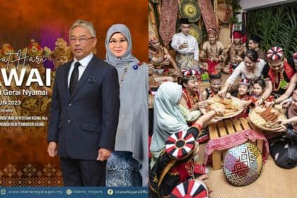 Netizen Terharu Agong Sudi Zahir Ucapan Selamat Hari Gawai Buat Warga Sarawak