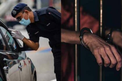 Polis Lepas Tembakan, Pasangan Rempuh 'Roadblock' Rupanya Suspek Curi Kenderaan Di Kuching