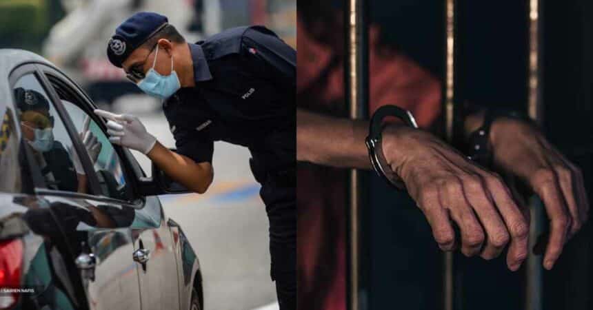 Polis Lepas Tembakan, Pasangan Rempuh 'Roadblock' Rupanya Suspek Curi Kenderaan Di Kuching