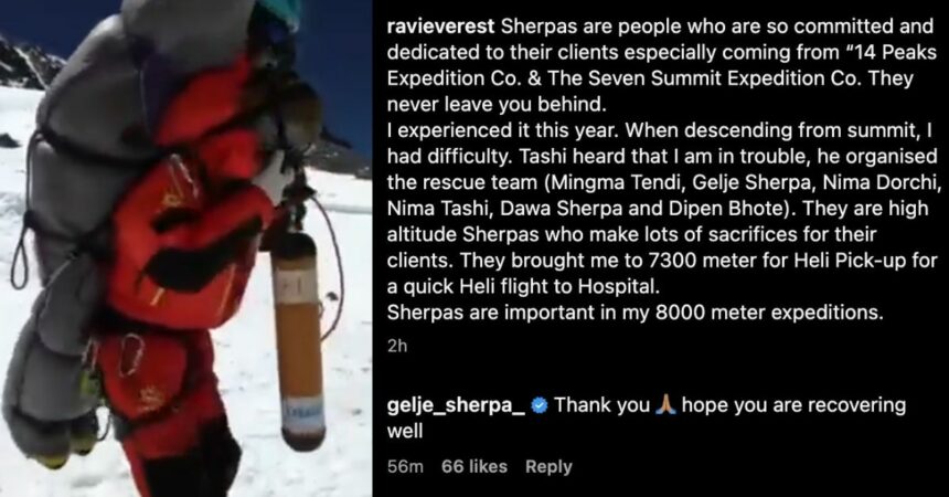 Sampai 'Block' Di Instagram, Pendaki Everest Akhirnya Akui Sherpa Selamatkan Dirinya