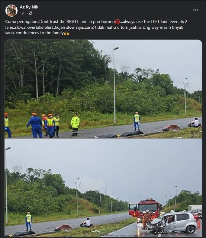 Ngeri Lihat Kemalangan Sering Berlaku, Netizen Minta Percepatkan Siap Jalan Pan Borneo