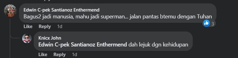 'Nang Sik Jerak', Kini Muncul Pula Individu Buat Aksi Superman Di Jalan Bau- Batu Kawa