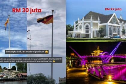 Siap Banding Tarikan Ikonik Lain Di Kuching, Tiang Bendera 30 Juta Jadi Pertikaian Netizen