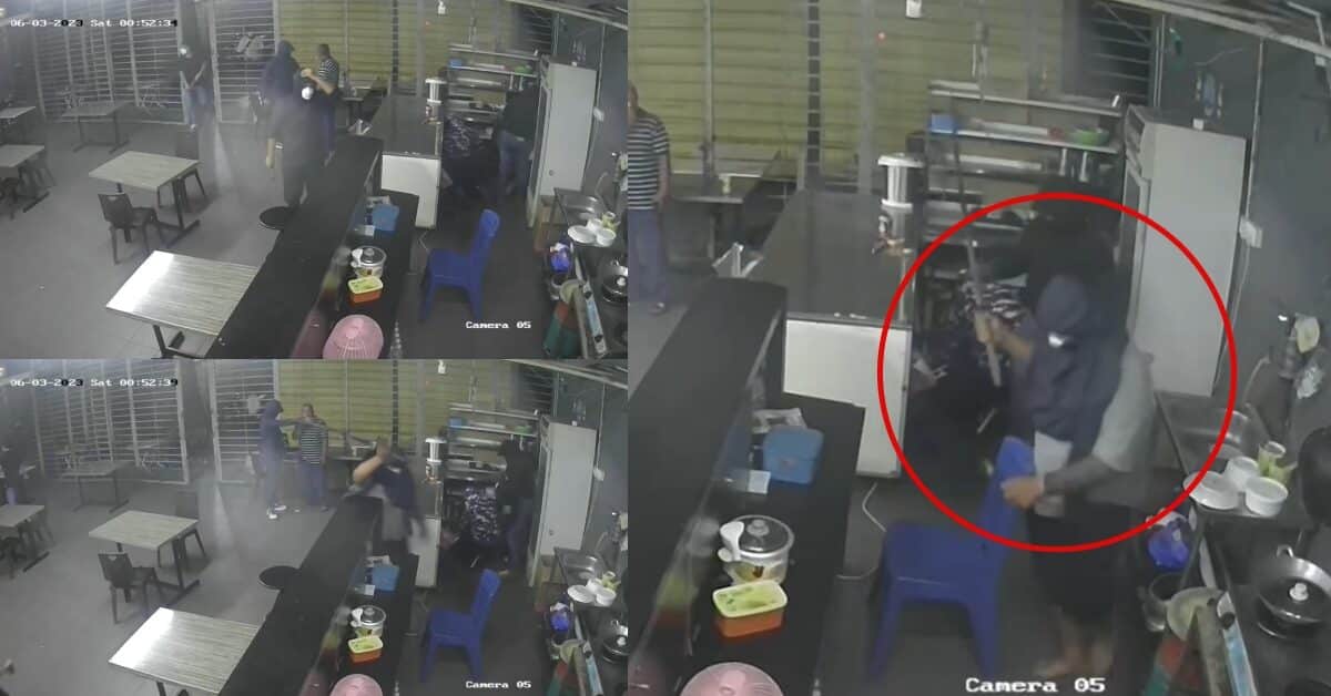 Siap Bawa Samurai, Kedai Di Batu 11 Dedah CCTV Rakam Sekumpulan Individu Rembat Barangan Kedai