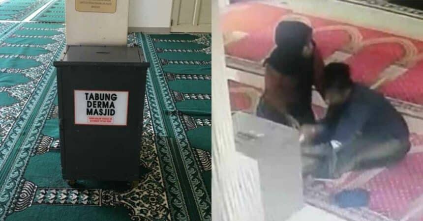 Tak Kenal Serik, Suami Isteri Cuba Pecah Tabung Masjid Diberkas Kali Kedua