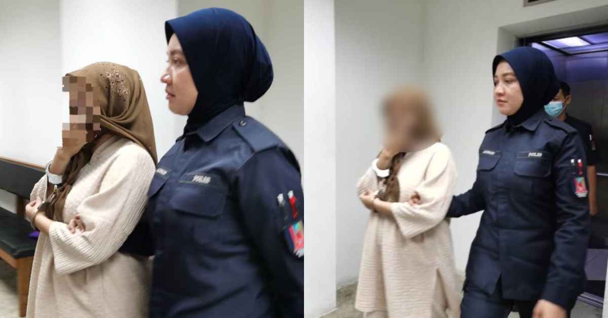 Tak Padan Sarat Hamil 7 Bulan, Suri Rumah Ditahan Polis Gara-Gara Cuba Rompak Warga Emas