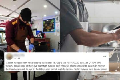 Tawar 'Overtime' RM8 Sejam Kepada Bakal Pekerja, Posting Majikan Ini Cetus Pelbagai Reaksi Netizen