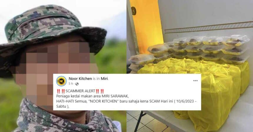 Terima Tempahan 720 Pek Makanan Dari Kem Askar, Peniaga Kecewa Rupanya Ditipu 'Scammer' Di Miri