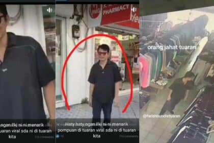Tular Rakaman CCTV Lelaki Dipercayai Cuba Rogol Gadis Di Tuaran, Orang Awam Gesa Polis Ambil Tindakan