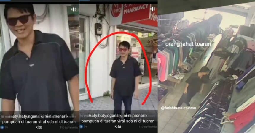 Tular Rakaman CCTV Lelaki Dipercayai Cuba Rogol Gadis Di Tuaran, Orang Awam Gesa Polis Ambil Tindakan