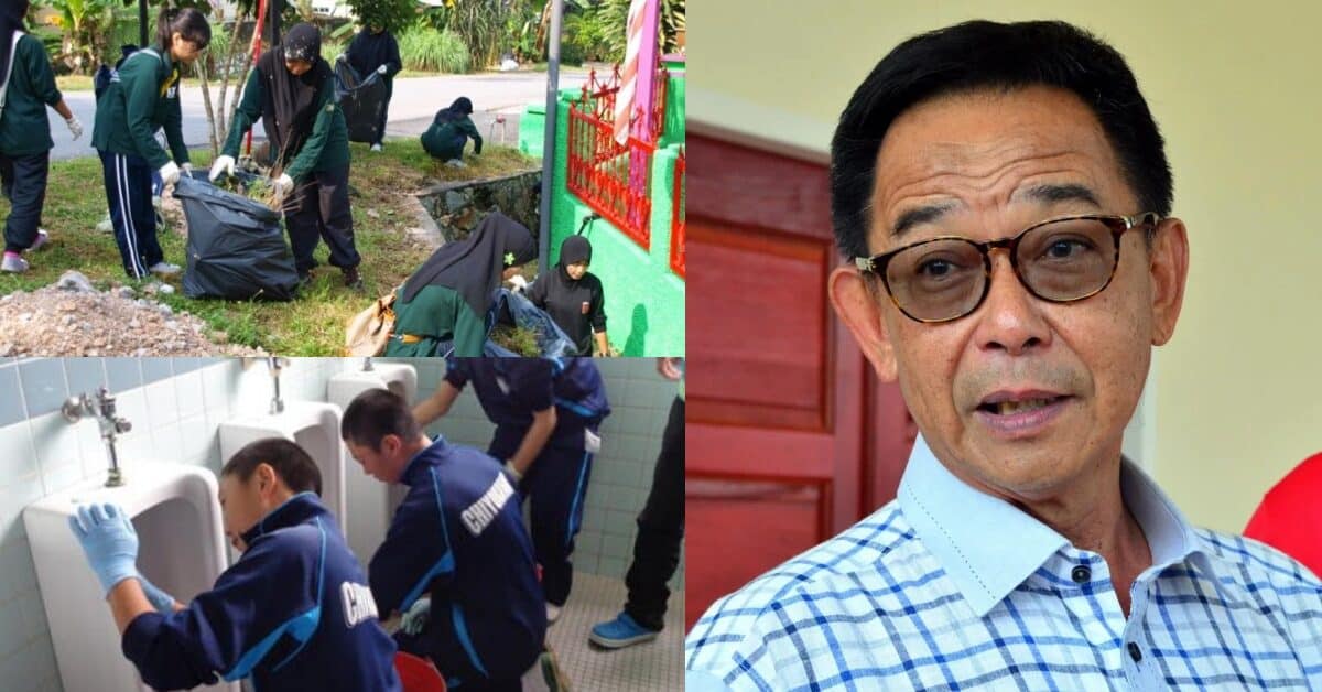 'Untuk Bantu Bentuk Sahsiah', Karim Sokong Idea PM Galakkan Pelajar Bersihkan Tandas