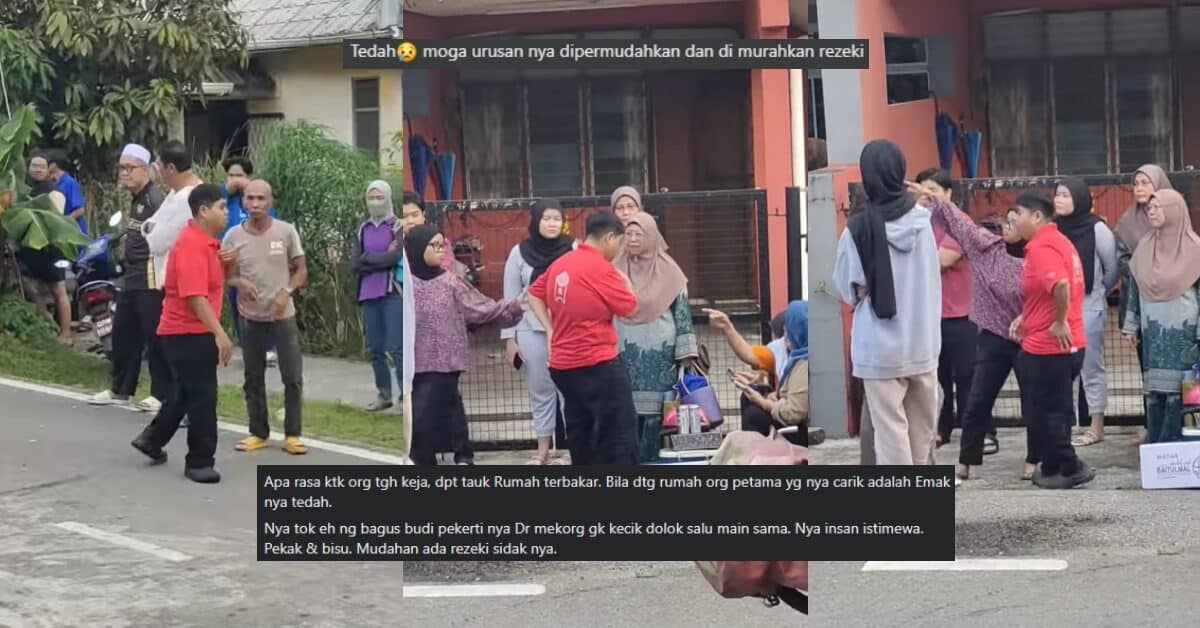 [VIDEO] Dapat Tahu Rumah Terbakar Di Kuching, Netizen Sayu Lihat Insan OKU Ini Cari Ibunya