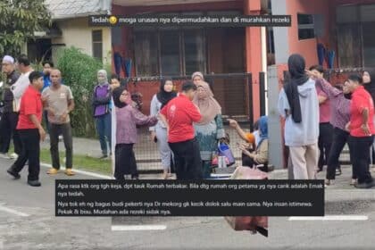 [VIDEO] Dapat Tahu Rumah Terbakar Di Kuching, Netizen Sayu Lihat Insan OKU Ini Cari Ibunya