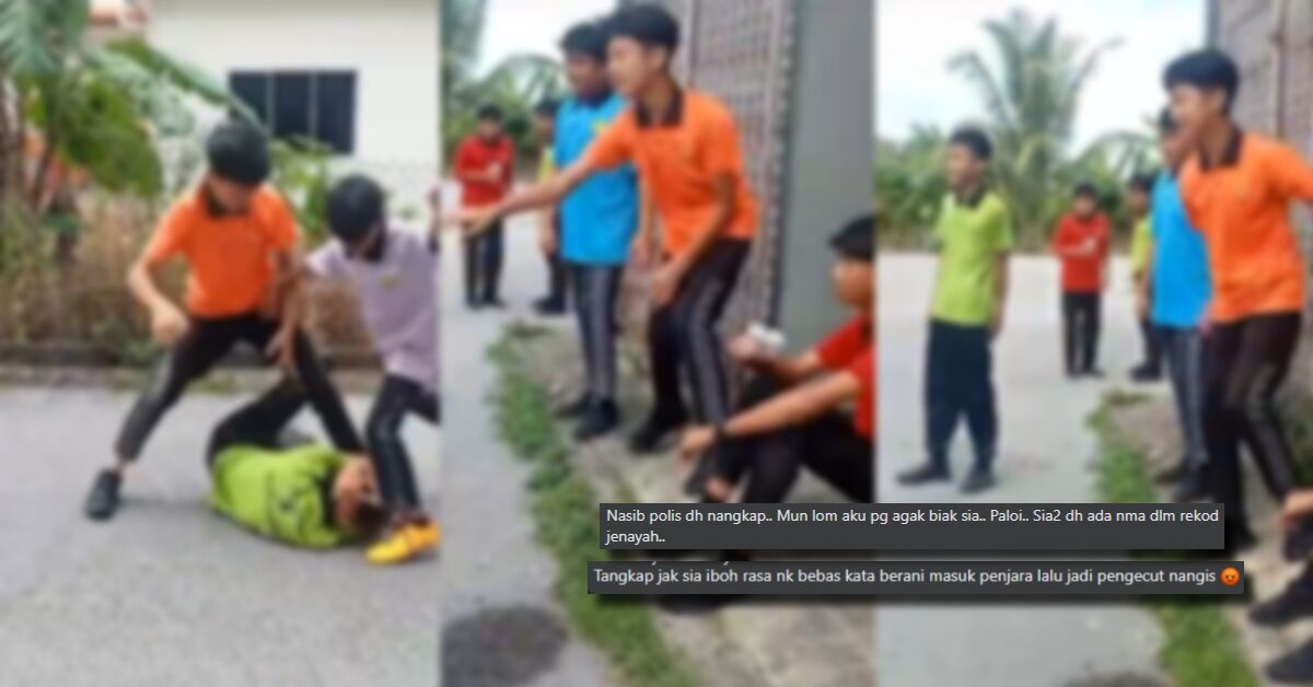 [VIDEO] 'Kecik-Kecik Dah Tunjuk Samseng', Tular Pelajar Sekolah Bertumbuk Di Kota Samarahan