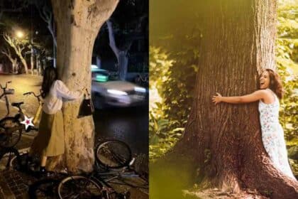 Wanita Dakwa Peluk Pokok Boleh Hilangkan Tekanan, Kurangkan Stress