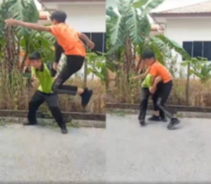 [VIDEO] 'Kecik-Kecik Dah Tunjuk Samseng', Tular Pelajar Sekolah Bertumbuk Di Kota Samarahan