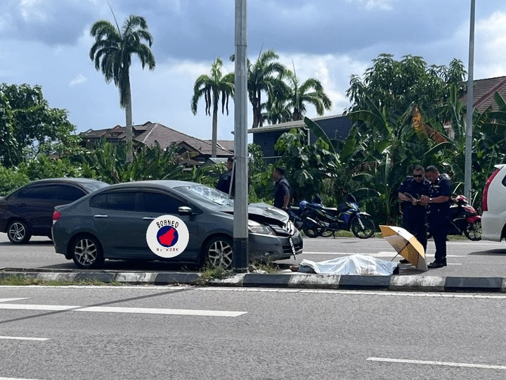Niat Beli Pisang Bertukar Tragedi, Warga Emas Maut Ketika Lintas Jalan Di Petra Jaya