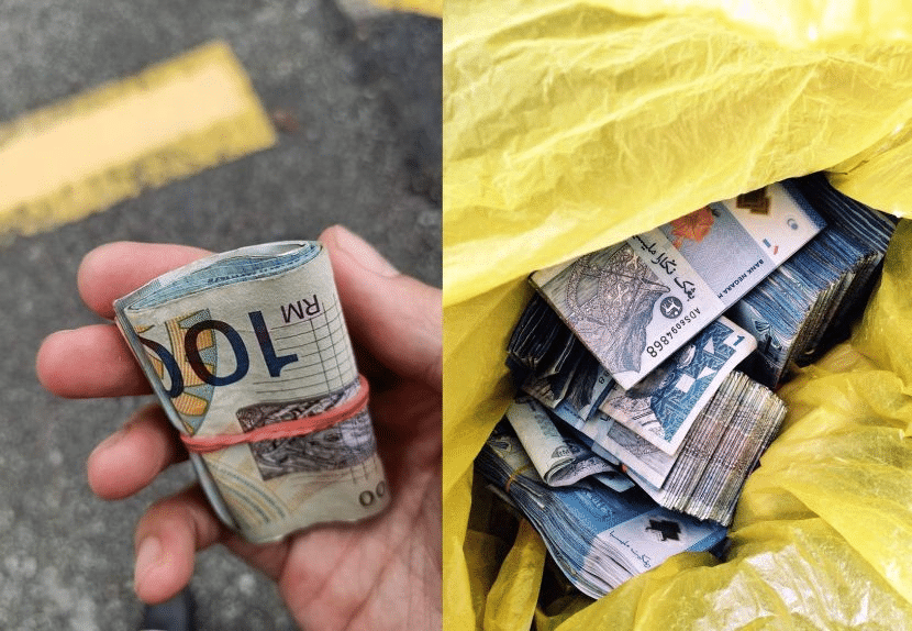 Buat Laporan Polis, Wanita Terkejut Temui Wang RM262K Dalam Timbunan Sampah