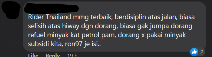 Tular 20 Rider Thai Dilihat Isi Minyak Petrol RON97, Netizen Malaysia ...
