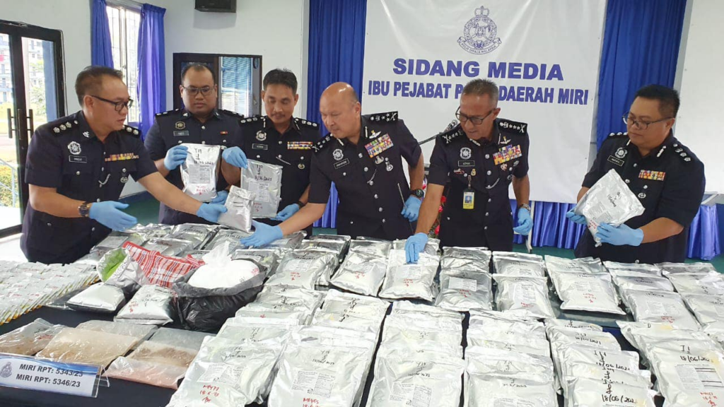 Lagi Kes Sindiket Dadah Terbesar Di Sarawak, Kali Ini 768KG Dadah Dirampas Di Miri