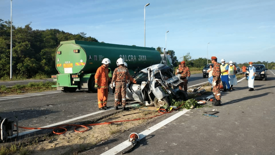 Lagi Kemalangan Ngeri Di Selangau, Kali Ini Seorang Maut Di Lokasi Kejadian