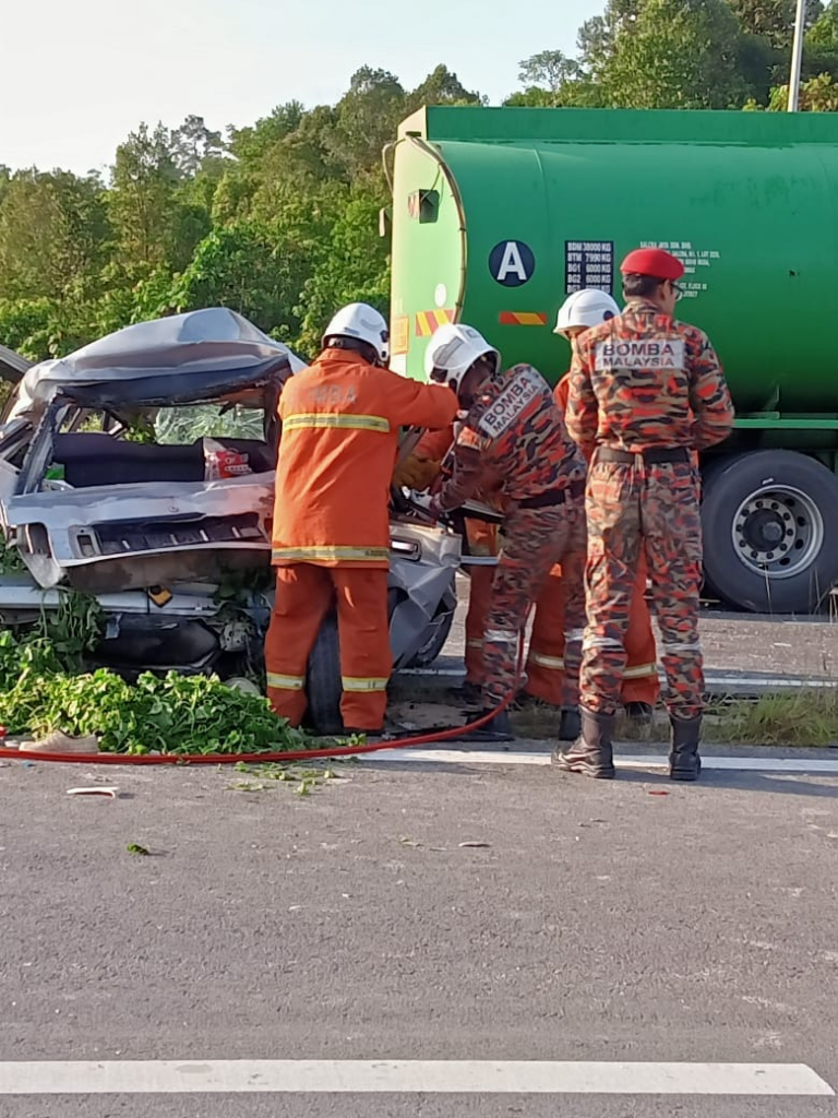Lagi Kemalangan Ngeri Di Selangau, Kali Ini Seorang Maut Di Lokasi Kejadian