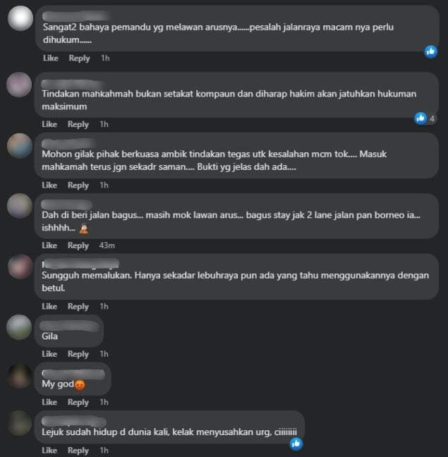 'Selamba Badak' Lawan Arus Di Lorong Laju Di Saratok, Hailak Plat 'W' Ini Undang Kecaman Netizen