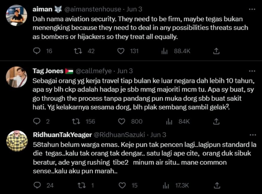 Dakwa Ditengking Kakitangan KLIA2 Gara-Gara Minum Air, Kongsian Individu Ini Raih Perhatian Netizen