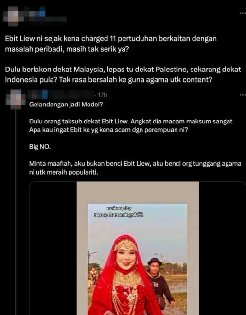 Dakwa Influencer Dari Indo Kaya, Wanita Dalam Video Ebit Liew Ini Tampil Jelas Keadaan Dirinya
