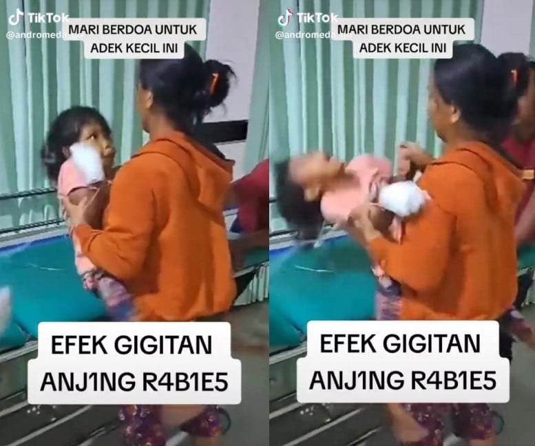 [VIDEO] Lewat Dapatkan Rawatan, Tular Kanak-Kanak Tunjuk Simptom Gigitan Rabies Undang Prihatin Netizen
