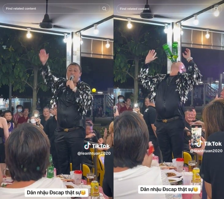 Selamba Teguk 2 Botol Arak Sekaligus Di Kedai Kopi, Pertunjukan Lelaki Ini Buat Netizen Teruja