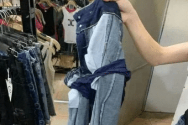 Pelanggan Bikin Tuan Kedai Geleng Kepala, Selamba Tinggalkan Seluar Dalam Lepas Cuba Jeans