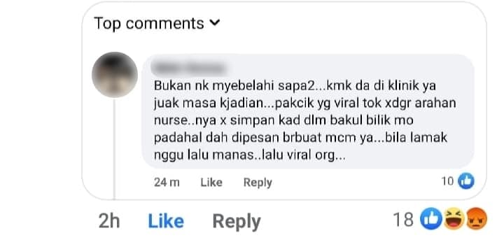 Susulan Tular Isu Jururawat Leka Di Klinik Di Samarahan, Netizen Dedah Sikap Individu Ini