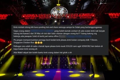 5 Bulan Kena Sidai, Individu Ini Luah Tiada 'Payment' Dari Acara Terbesar Sarawak